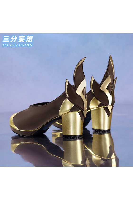 1/3 Delusion Genshin Impact Traveler Lumine New Skin Cosplay Shoes